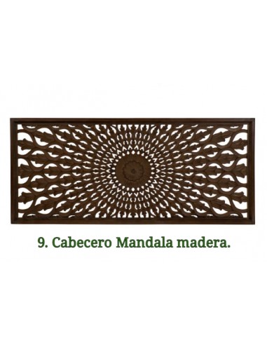 CABECERO MADERA MANDALA